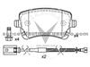 Brake Pad For Audi MDB2554