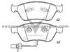 Brake Pad For Audi D1024