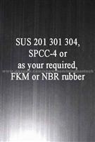 Metallic Gasket Sheet SUS 304 Surface With Rubber