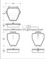 Brake Pad For Audi D912