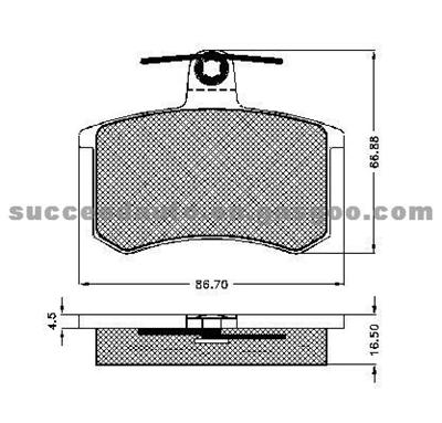 Brake Pad For Audi D228-7144