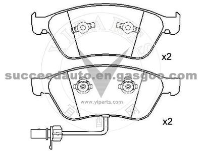 Brake Pad For Audi D1024-7928