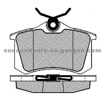 Brake Pad For Audi D1112-8216