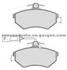 Brake Pad For Audi Volkswagen D290
