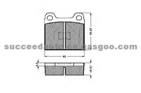 Brake Pad For Audi Volkswagen FDB128/FDB105
