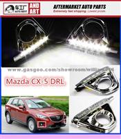 Free Shipping MAZDA Cx-5 Cx5 DRL Daytime Running Lights LED Drl With Reduce Light Function,Autos Car Accessory Part,Wholesale