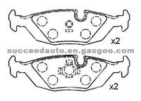 Brake Pad For BMW MDB1459/MDB1239