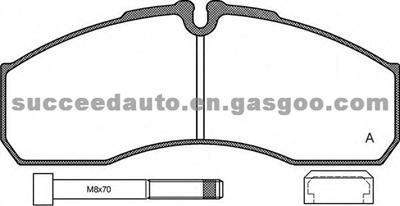 Brake Pad For Brake Brembo Iveco Nissan Renault 141499