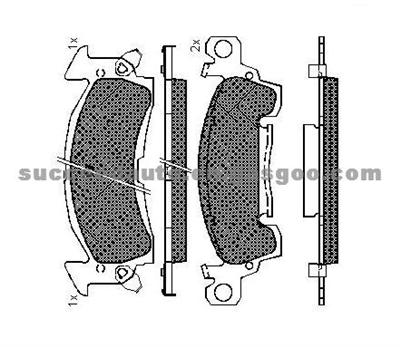 Brake Pad For BUICK D52-7214A