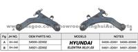 Hyundai Control Arm  54500-2D002 54501-2D002