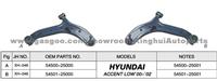 Hyundai Control Arm  54500-25000 54501-25000