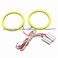 LED Automotive Light/COB Angel Eyes For Headlights With 12/24V Voltage, 80/100mm Size