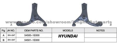 Hyundai Control Arm  54500-1E000 54501-1E000