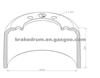 Brake Drum For Bergische Achsen 0310534020