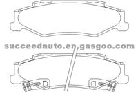 Brake Pad For Cadillac D732-7600