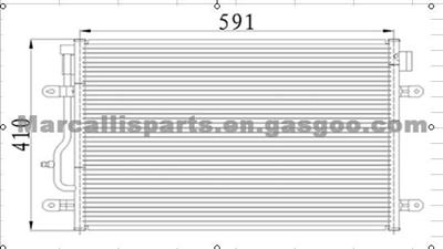 Condenser, Air Conditioning For AUDI 8E0260403B