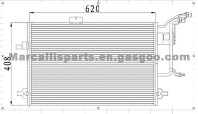 Condenser, Air Conditioning For AUDI 4B0260401D/R4B0260403AA / D / G / R