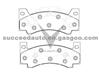 Brake Pad For CHRYSLER D85