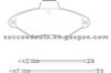 Brake Pad For CITROEN MDB1629