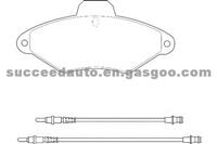 Brake Pad For CITROEN 21631