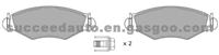Brake Pad For CITROEN FDB1378