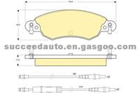 Brake Pad For CITROEN GDB1447