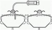 Brake Pad For CITROEN GDB833