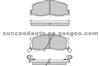 Brake Pad For CITROEN GDB388
