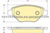 Brake Pad For CITROEN FDB1409