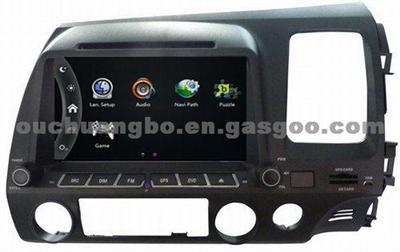 Car Video With Hotspot/GPS/CD-R/JPGE/Bluetooth For Honda Civic (Right Driving) 2006-2011