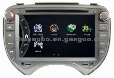 Touch Screen Car Video For Nissan March (2010-2011) With Navigation Bluetooth