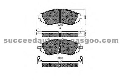 Brake Pad For DAEWOO 181263