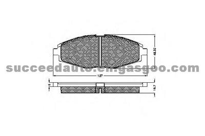 Brake Pad For DAEWOO GDB3195