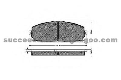 Brake Pad For DAEWOO D1344-8455