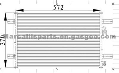 Condenser, Air Conditioning For AUDI 7M0820413E/F / 1029057 / 1008274 / 1009526