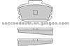 Brake Pad For DATSUN 180095