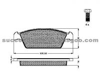 Brake Pad For Daihatsu 05P213