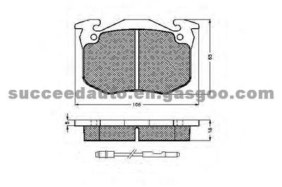 Brake Pad For DANGEL D453-7333