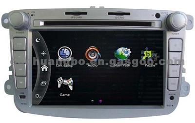 New Car Stereo For VW Lavida (2007-2010) Built-In GPS Bluetooth IPod