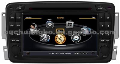 Two-Din 7 TFT Touch Screen Car Audio Player With GPS For Benz W203 (2000-2004)