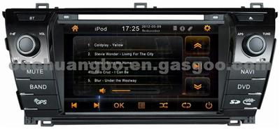 Car Audio Player Video For Newest Toyota Corolla 2014