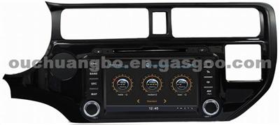 Car DVD For Kia K3 2012 / Rio 2012 With GPS 7inch Built In TV Bluetooth Audio Radio