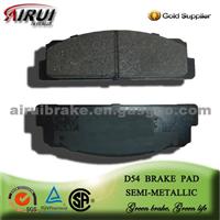 D54 Semi-Metal Brake Pad Factory Verified By TUV