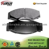 D265 Semi-Metal Brake Pad Factory