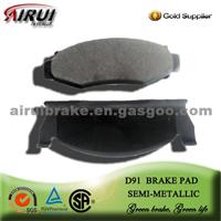 D91 Semi-Metal Brake Pad For JEEP CJ5-CJ8