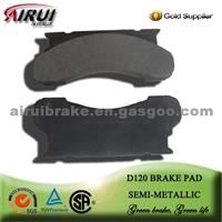 D120 Semi-Metal Brake Pad Factory