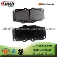 D137 Semi-Metal Brake Pad With Free Sample Made In China