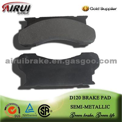 D120 Semi-Metal Brake Pad Factory