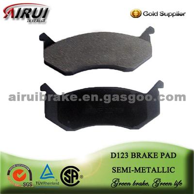 D123 Asbestos FREE Semi-Metal Brake Pad With Free Sample Made In China