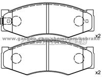 Semi-Metallic Auto Brake Pad